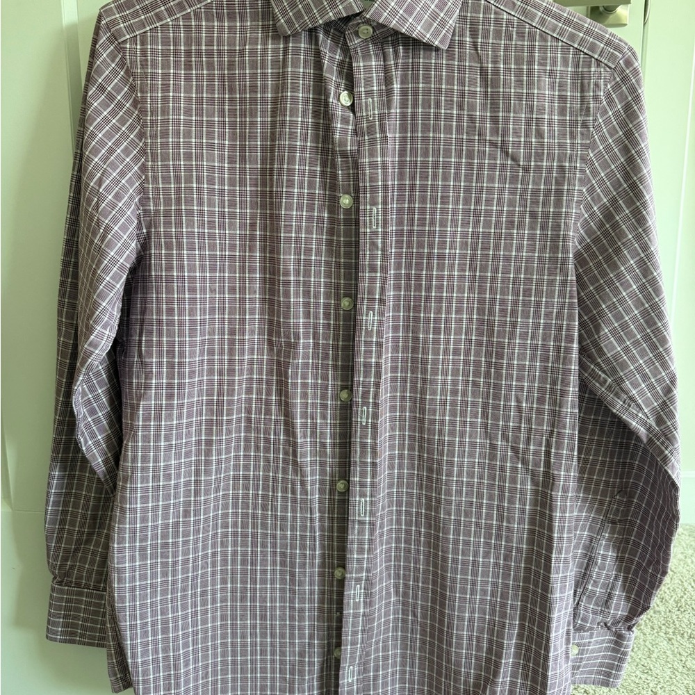 Charles Tyrwhitt Men's Plaid Button-Down Shirt